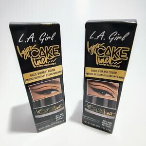 L.A. Girl Hyper Cake Liner Water Activated Smoked Out Black 2‎ Pack